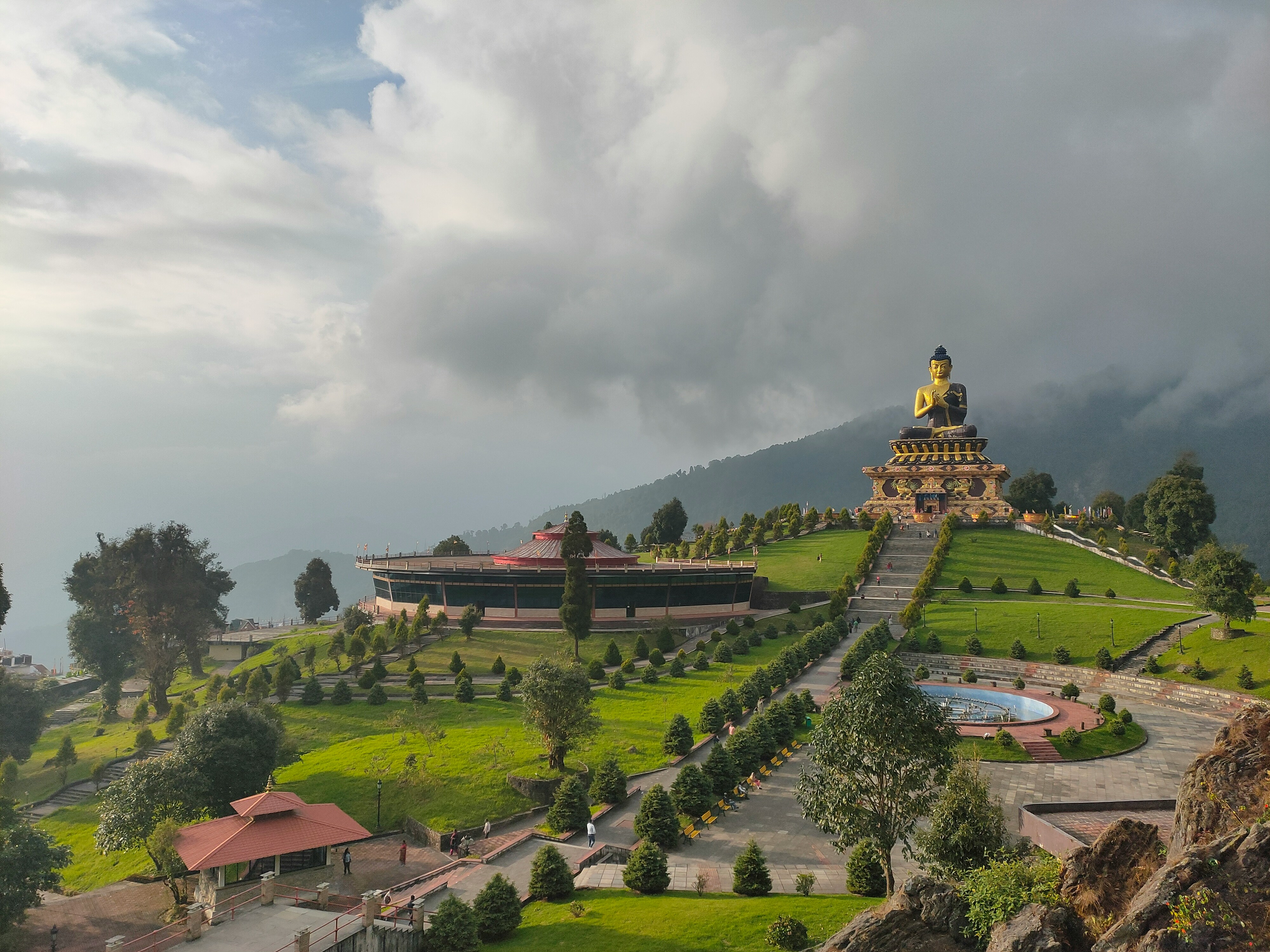 Mountain landscape in North Sikkim